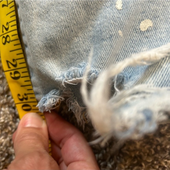 &denim men’s distressed button fly skinny jeans 33x30 - Picture 9 of 9